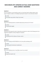 Wisconsin Atv Updated Actual Exam Questions&NewLine;And Correct Answers