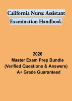 California Nurse Assistant Examination Handbook &ndash; CNA Certification Exam Study Guide and Test Preparation