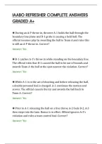 Iaabo Refresher Complete Answers&NewLine;Graded A&plus;