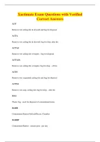 Xactimate Exam Questions with Verified&NewLine;Correct Answers