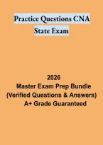 CNA State Exam Practice Questions &ndash; Certified Nursing Assistant Test Prep and Study Guide
