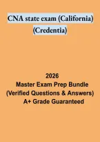 California CNA State Exam &lpar;Credentia&rpar; &ndash; Nurse Aide Certification Study Guide and Practice Questions