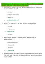 NUR 504 Exam 2&colon; Respiratory & Renal Conditions 2026&sol;2027 &vert; 150&plus; Questions & Verified Answers &vert; Latest Update &vert; Graded A&plus; &vert; Advanced Pathophysiology&comma; Acid-Base & Fluid Balance