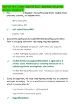 NUR 504 Test 2 Exam Prep PDF 2026&sol;2027 &vert; Questions & Correct Answers &vert; Graded A&plus; &vert; Advanced Pathophysiology &vert; Graduate Nursing Exam Prep