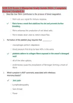 NUR 529 Exam 2 Blueprint Study Guide 2026&sol;2027 &vert; Complete Review &vert; Graded A&plus; &vert; Advanced Pathophysiology &vert; Graduate Nursing Exam Prep