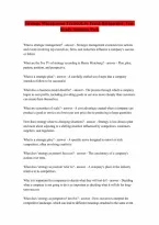 for Strategic Management by Frank Rothaermel A GUARANTEED