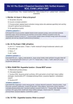 Bio 161 Psu Exam 2 Expected Questions With Verified Answers