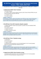 Bio 202 Exam 2 Uncw Updated Actual 100 Questions And Correct Answers