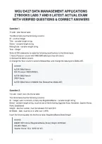 Wgu D427 Data Management Applications&NewLine;Zybooks Labs 7 And 8 Latest Actual Exam&NewLine;With Verified Questions & Correct Answers