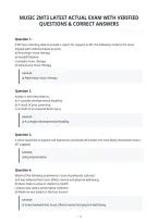 Music 2Mt3 Latest Actual Exam With Verified&NewLine;Questions & Correct Answers