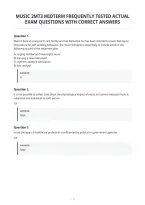 Music 2Mt3 Midterm Frequently Tested Actual&NewLine;Exam Questions With Correct Answers
