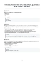 Music 2Mt3 Midterm Updated Actual Questions&NewLine;With Correct Answers