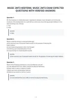 Music 2Mt3 Midterm&comma; Music 2Mt3 Exam Expected&NewLine;Questions With Verified Answers&NewLine;
