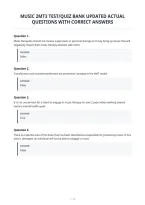 Music 2Mt3 Test&sol;Quiz Bank Updated Actual&NewLine;Questions With Correct Answers