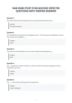 Nab Exam Study Stan Mucinic Expected&NewLine;Questions With Verified Answers&NewLine;