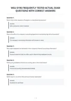 Wgu D196 Frequently Tested Actual Exam&NewLine;Questions With Correct Answers