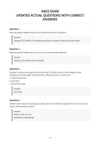 Nace Exam&NewLine;Updated Actual Questions With Correct&NewLine;Answers