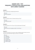 Naemse Level 1 Test&NewLine;Frequently Tested Actual Exam Questions&NewLine;With Correct Answers&NewLine;