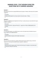 Naemse Level 1 Test Review Expected&NewLine;Questions With Verified Answers