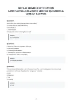 Nasm Nutrition Certification Practice&NewLine;Frequently Tested Actual Exam&NewLine;Questions With Correct Answers&NewLine;