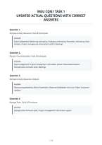 Wgu Cqn1 Task 1&NewLine;Updated Actual Questions With Correct&NewLine;Answers