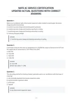 Nasm Personal Training Certification&NewLine;Latest Actual Exam With Verified&NewLine;Questions & Correct Answers