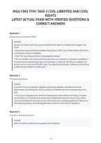 Wgu C963 Tfn1 Task 3 Civil Liberties And Civil&NewLine;Rights&NewLine;Frequently Tested Actual Exam Questions&NewLine;With Correct Answers