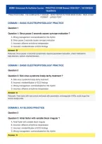 SMH Advanced Arrhythmia Test Bank 2026&sol;2027 &vert; 150 Real Exam Questions With Correct Verified Answers &vert; Bon Secours Mercy Health Arrhythmia Nursing Exam Prep &vert; EKG ECG Interpretation &vert; A&plus; Graded