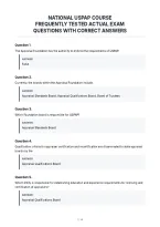 National Uspap Course&NewLine;Frequently Tested Actual Exam&NewLine;Questions With Correct Answers