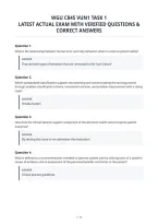 Wgu C845 Vun1 Task 1&NewLine;Frequently Tested Actual Exam Questions&NewLine;With Correct Answers