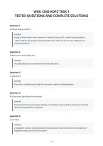 Wgu C843 Kop2 Task 1&NewLine;Latest Actual Exam With Verified Questions &&NewLine;Correct Answers&NewLine;