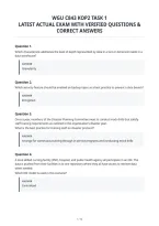 Wgu C843 Kop2 Task 1&NewLine;Complete Question Set With Verified&NewLine;Solutions Graded A&plus;