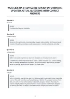 Wgu C836 Oa Study Guide &lpar;Overly Informative&rpar;&NewLine;Frequently Tested Actual Exam Questions&NewLine;With Correct Answers