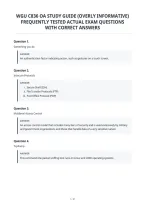Wgu C836 Oa Study Guide &lpar;Overly&NewLine;Informative&rpar; Expected Questions With&NewLine;Verified Answer