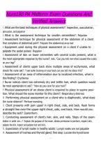 Nurs190 PA Midterm Exam Questions And Verified Answers