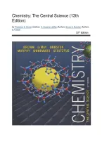 Test Bank - Chemistry&colon; The Central Science&comma; 13th Edition &lpar;Brown&comma; 2015&rpar;&comma; Chapter 1-24 Fully Covered