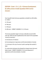 DEP2004 - Exam 1 Ch&period; 1&comma;-Ch&period; 4 &lpar;Human Development&comma; By Jeffrey Jensen Arnett&rpar; Questions With Correct Answers 