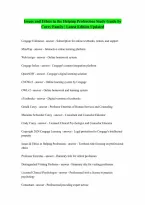 For Issues and Ethics in the Helping Professions by Dr Gerald Corey Marianne Schneider Corey Cindy Corey 100 Correct Answers Verified A Graded
