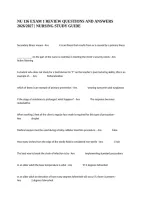 Nu 136 Exam 1 Review Questions And Answers 2026&sol;2027 &vert; Nursing Study Guide