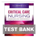 TEST BANK FOR Critical Care Nursing&colon; Diagnosis and Management 10th Edition by Urden and Stacy ISBN&colon;9780443115813 COMPLETE GUIDE All CHAPTERS COVERED 100&percnt; A&plus; GRADE ASSURED&excl;&excl;&excl;&excl;