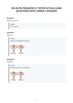 Nclex Pn Frequently Tested Actual Exam&NewLine;Questions With Correct Answers