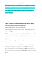 Nsg 3480 Final Exam &ndash; Nursing Practice&colon; Community Health At &NewLine;Galen College Of Nursing Exam Newest Updated  Exam  2026 &ndash; &NewLine;2027 Solved Questions & Answers Verified 100&percnt; Graded A&plus; &NewLine;&lpar;Latest Version&rpar;