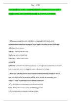 Nsg 3600 Final Exam &mdash; Comprehensive &mdash;Exam Questions  Latest &NewLine;Edition 2026 &ndash; 2027  Version Solved Questions & Answers