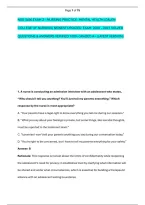 Nsg 3450 Exam 2 &ndash; Nursing Practice&colon; Mental Health &lpar;Galen &NewLine;College Of Nursing&rpar; Newest Updated  Exam  2026 &ndash; 2027 Solved &NewLine;Questions & Answers Verified 100&percnt; Graded A&plus; &lpar;Latest Version&rpar;