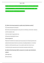 North Carolina Water Distribution Grade C Certification Exam &NewLine;&mdash; Comprehensive &mdash;Exam Questions  Latest Edition 2026 &ndash; 2027  &NewLine;Version Solved Questions & Answers
