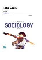 Test Bank for Sociology 18th Edition by John J&period; Macionis &ndash; Complete Exam Bank with All Chapters&comma; True&sol;False&comma; Multiple Choice&comma; Short Answer&comma; and Essay Questions