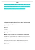 Nsg 3280 Exam 1 &ndash; Pathophysiology For Nurses I &lpar;Galen College &NewLine;Of Nursing Newest Updated  Exam  2026 &ndash; 2027 Solved Questions &NewLine;& Answers Verified 100&percnt; Graded A&plus; &lpar;Latest Version&rpar;