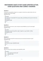 Boatswain's Mate Study Guide Updated Actual&NewLine;Exam Questions And Correct Answers&NewLine;
