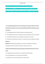 Nur 283 Transition To Registered Nursing Practice &NewLine;&lpar;Competencies 1&ndash;3&rpar;&comma; Newest Updated  Exam  2026 &ndash; 2027 Solved &NewLine;Questions & Answers Verified 100&percnt; Graded A&plus; &lpar;Latest Version&rpar;