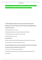 Michigan Plumbing Contractor Exam &mdash; Comprehensive &mdash;Exam Questions  &NewLine;Latest Edition 2026 &ndash; 2027  Version Solved Questions & Answers
